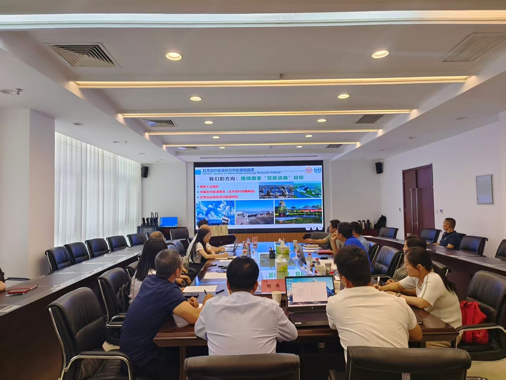 中国建筑节能协会光储直柔专业委员会调研组莅临甘肃自然能源研究所技术交流
