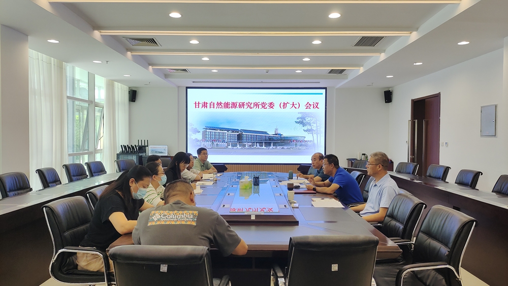 甘肃自然能源研究所召开党委（扩大）会议总结深入贯彻中央八项规定精神学习教育