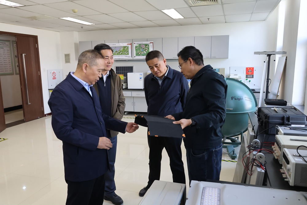 兰州职业技术学院领导一行到我所调研交流