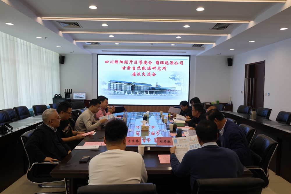 四川绵阳经开区管委会、蜀旺能源公司领导一行莅临我所调研交流